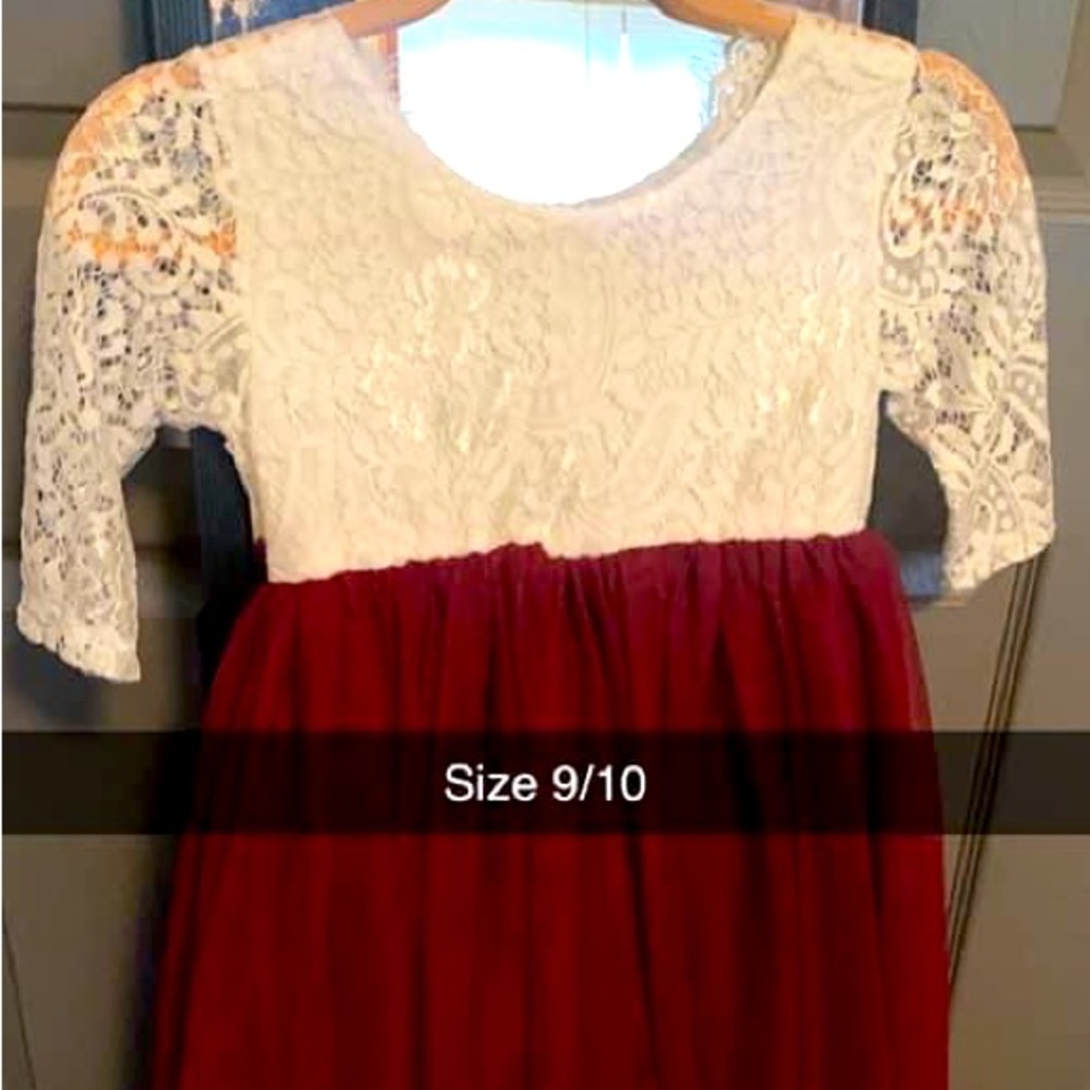 Little girls formal dress size 9/10